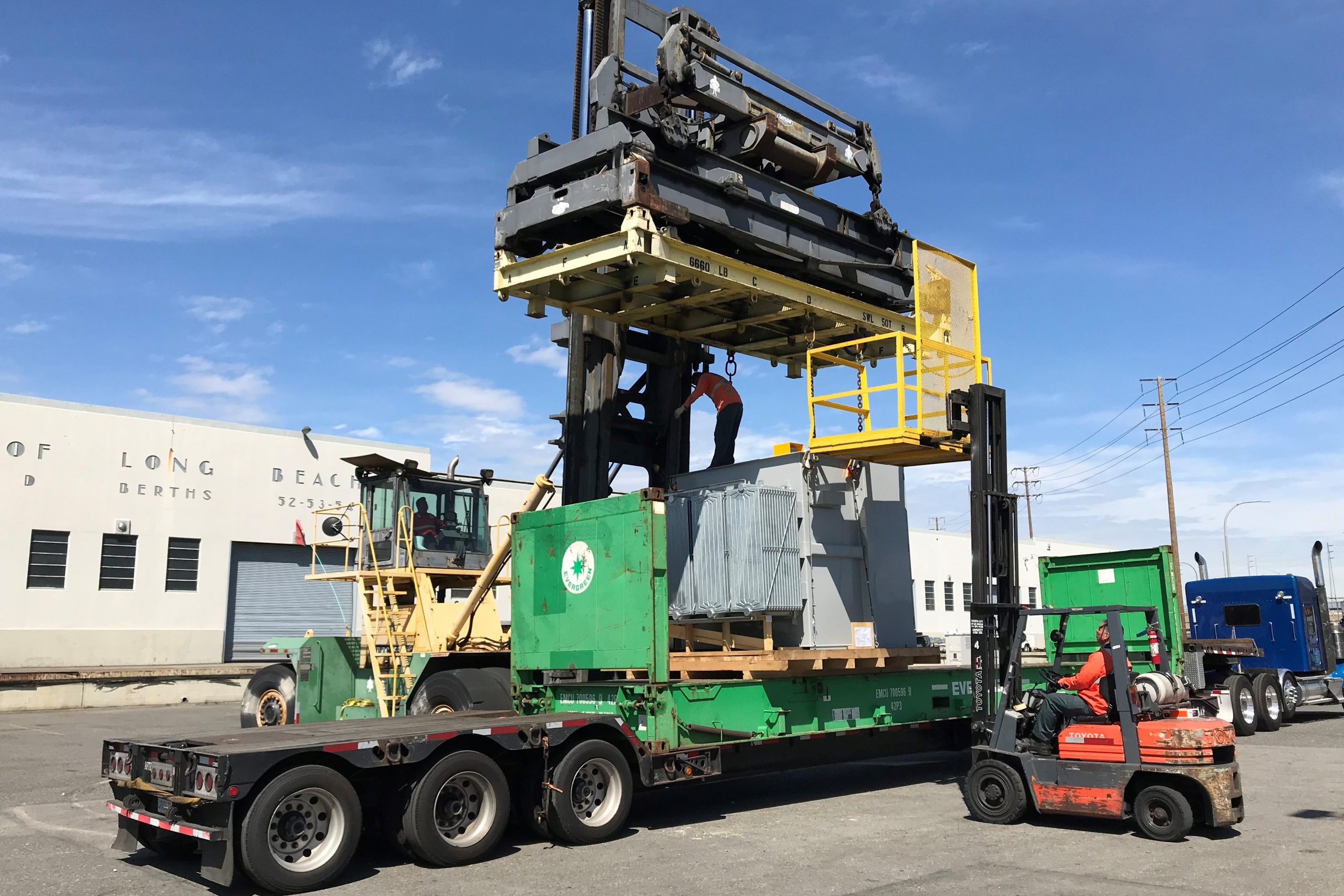 Service page oversize cargo